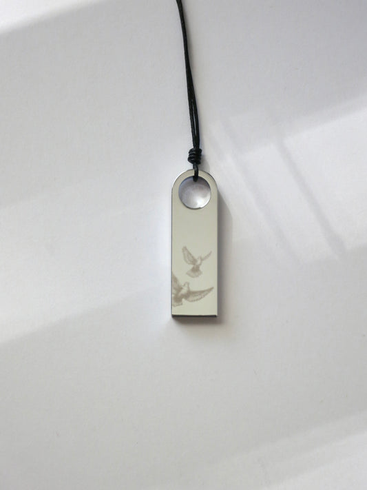 Doves USB Necklace